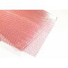 China Red Color Lamp Shade Weave Wire Mesh In Stainless Steel And Copper Material wholesale