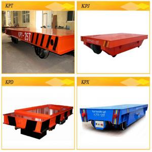 China Industrial Rail Mounted steel transfer trolley for heavy plant supplier