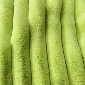 China Grey Green Fluffy Fabric Material Fluffy Upholstery Fabric supplier