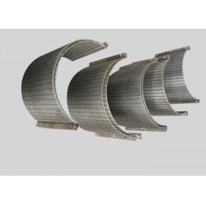 120 Degree Wedge Wire Dewatering Sieve Bend Screen , V Wire Looped Bend Mesh