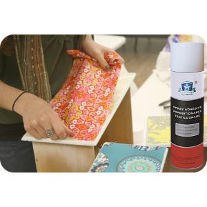 Repositionable Fabric Adhesive Spray No CFC Textile Spray Contact Adhesive