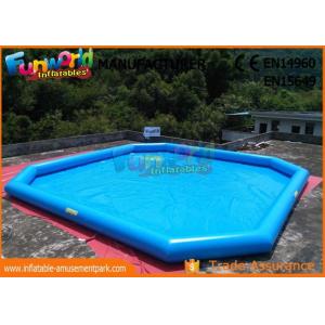 China 穿刺-証拠ポリ塩化ビニール膨脹可能な水プール/家のヤードの爆発のプール supplier