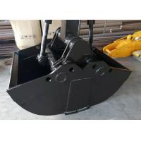 China Strong Hydraulic Clamshell Bucket For Excavator , Wheel Excavator Backhoe Clam Bucket on sale
