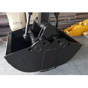 Strong Hydraulic Clamshell Bucket For Excavator , Wheel Excavator Backhoe Clam Bucket