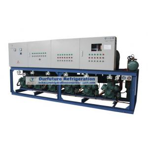 China Cold Room Compressor Unit For Seed Processing with R404a 30HP*3 piston compressor wholesale