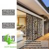 China Architectural Metal Sheet Aluminum Sliver Gray Color 3mm Thickness 3D Design Decoration wholesale