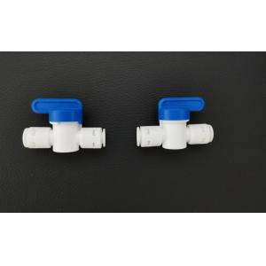 Blue Manual Handle PP Plastic Water Connectors High Flow For Water Dispenser