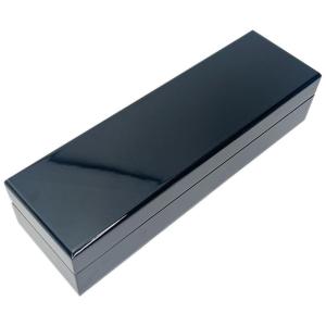 China Custom Black Glossy Luxury Pen Display Box Small Pen Case Wood wholesale