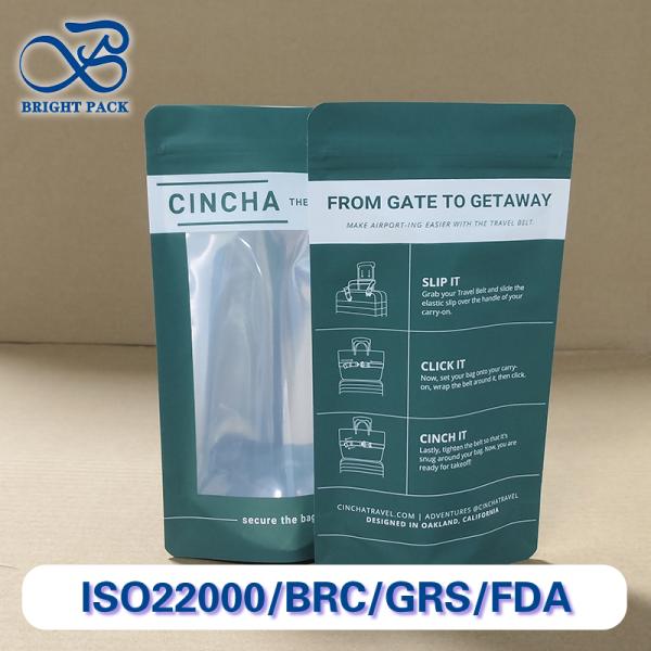 Custom Window Patch Pouch | Multi-Layer Composite Packaging Bags | Food-Grade Moisture-Proof Design | Custom Sizes/Printing for Retail/Industrial Use