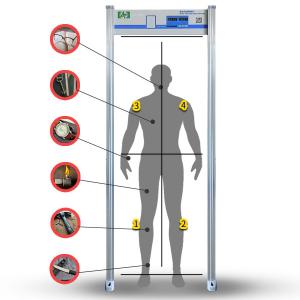 Indoor Walk Through Detector Gate For Prohibited Metal Items