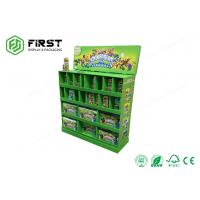 China Recyclable POP Carton Stand Customized Printing Cardboard Floor Display Stand on sale