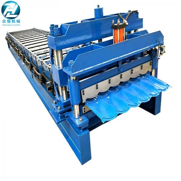 Custom Color Iron Metal Steel Roll Forming Equipment 380V 50Hz 3 phases Voltage