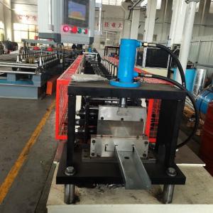Building Material Steel Structure 150mm 100 Mm C U Stud Track Roll Forming Machine 12m / Min With Touch Screen