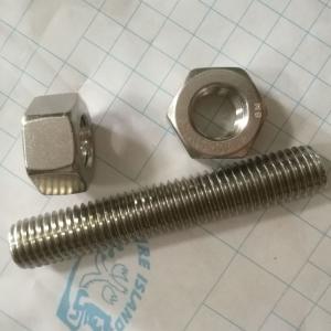 China M2-M100 ASME16.9 Stainless Steel 316 Hex Head Stud Bolt and Nuts supplier