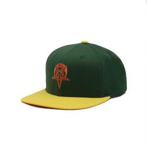 China Velcro Closure Embroidered Snapback Cap For Men Customize High End Street Style supplier
