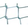 2.87MM Galvanised Black Chain Link Fencing,Wire Mesh Fence 50 x 50mm Hole