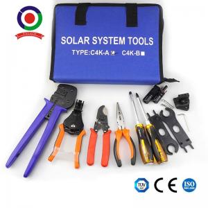 China Humanization Handle MC4 Crimping Tool Kit For Tyco Solar Connector supplier