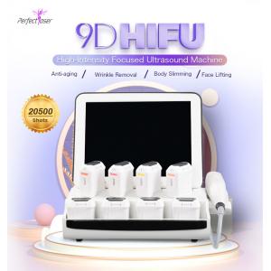 Anti Aging 9D HIFU Beauty Machine Skin Tightening Face Lifting 8 Cartridges