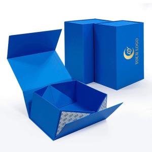 China Luxury Paperboard Magnetic Packaging Box A3 A4 A5 Deep Foldable Magnetic Flap Gift Box wholesale