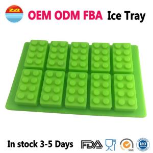 China Amazon Cool Big Giant Large Lego Ice Tray Block Silicone Molds Ice Cube Mould for Drinks supplier