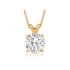 1.20 Carat 14K Gold Necklaces Yellow Gold Material OEM For Anniversary