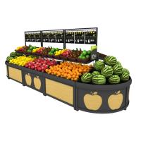 China ODM Fruit And Veg Display Stands , Display Vegetable Rack For Shop 1200×800mm Size on sale