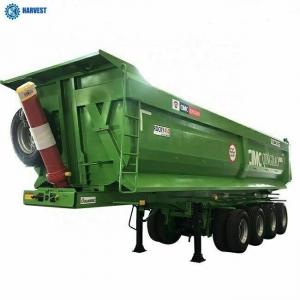 25cbm 40 Ton CIMC 4 Axles Heavy Duty Dump Trailer For Transportation