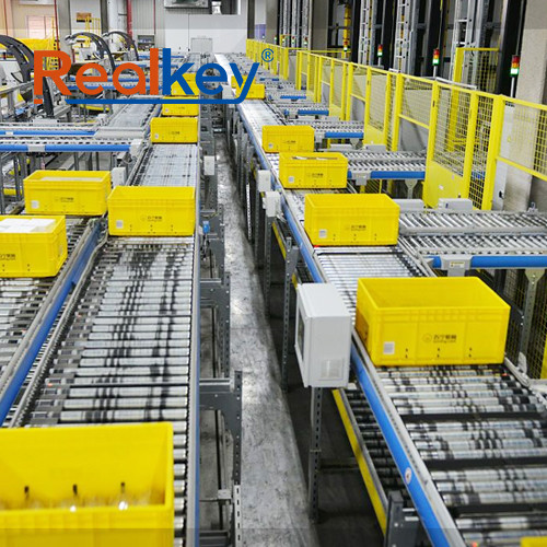 High Safety Roller Conveyor System Efficient With Customizable Length