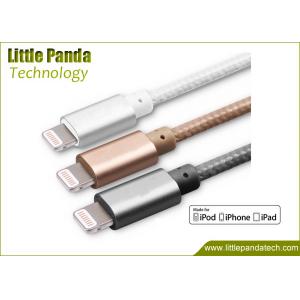 Best Selling USB Data Cable Super Speed Aluminum iPhone 5 8 pin USB Cable Woven Braided