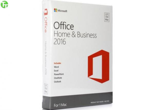 Casa de Microsoft Office & negócio genuínos 2016 para o Mac do cartão chave PKC