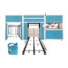 China Custom Engine Bottle Depalletizer Machine Fully Automating Stacking And Placement wholesale