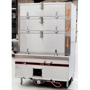 50KG Energy-Saving Gas Food Steamer LPG , Stainless Steel Burner Cooking Range