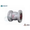 Axial Flow Non Return Check Valve CF8M / WCB Type With Double Flanged Connection