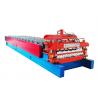 Hydraulic Auto Color Steel Roll Forming Machine , Roof Panel Roll Forming