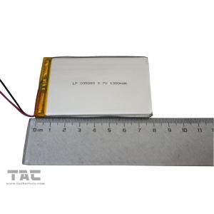China GSP035080 3.7V 1300mAh Polymer Lithium Ion Battery for Mobile phone, notebook PC supplier