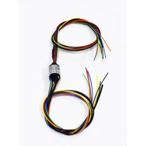 360° Continuous Rotation Miniature Slip Ring Connector To Transit Weak Current