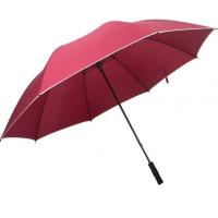 China Manual Open Fiberglass Frame Big Size Golf Umbrella on sale
