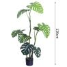 China Resistencia artificial plástica del viento de la planta de Monstera de la altura hecha a mano del 145cm wholesale
