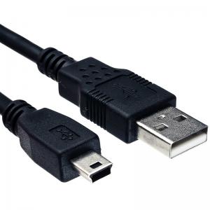 1m 1.2m Length Mini USB Data Charge Cable with 3A Fast Charging Function and TPE Jacket