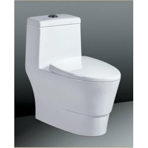 One-Piece Ceramic Toilet Sanitary Ware , Floor Mounted Toilet