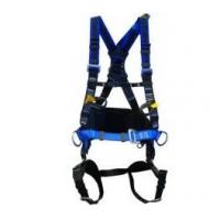 China Blue Multi Point Full Body Safety Harness , Climbing Body Harness With Rescue Strap on sale