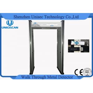 China Multi Colors Security Walk Through Metal Detector For Building Entrances supplier