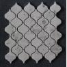 China White Black Penny Grey Mosaic Floor Tiles , Various Patterns Stone Brick Mosaic Tiles wholesale