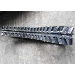 China Great Traction Continuous Rubber Track , 170mm Width Rubber Crawler Tracks supplier
