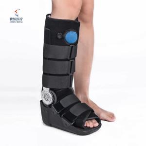 Automatic chuck/airbag ankle foot orthosis adjustable foot and ankle brace
