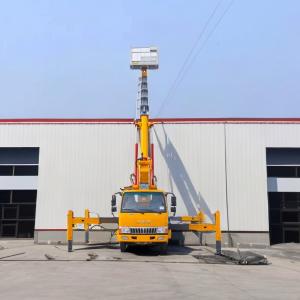 Remote/Manual Aerial Platform Truck with Level Detector 1000kg Lifting Weight Diesel Fuel