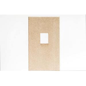 Square Ceramic Fibre Sheet , Industrial Vermiculite Fireproof Insulation Board