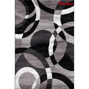 China Gray Bedroom Contemporary Area Rugs , Large Living Room Area Rugs Stains Fading Resist supplier