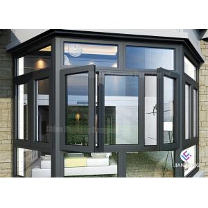 China Powder Coating Frames Aluminium Windows And Doors With Mosquito Nets supplier