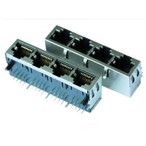China Port multi Rj45 Jack modulaire Conector femelle, connecteur de l'Ethernet Rj45 pour la carte PCB supplier